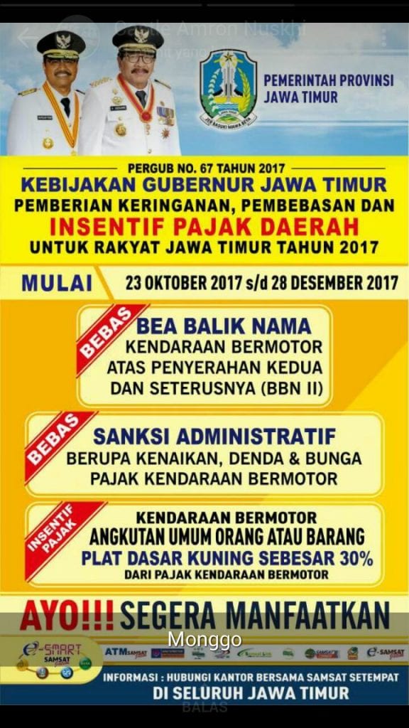 Memanfaatkan Insentif Pajak Daerah Jawa Timur Untuk Balik Nama