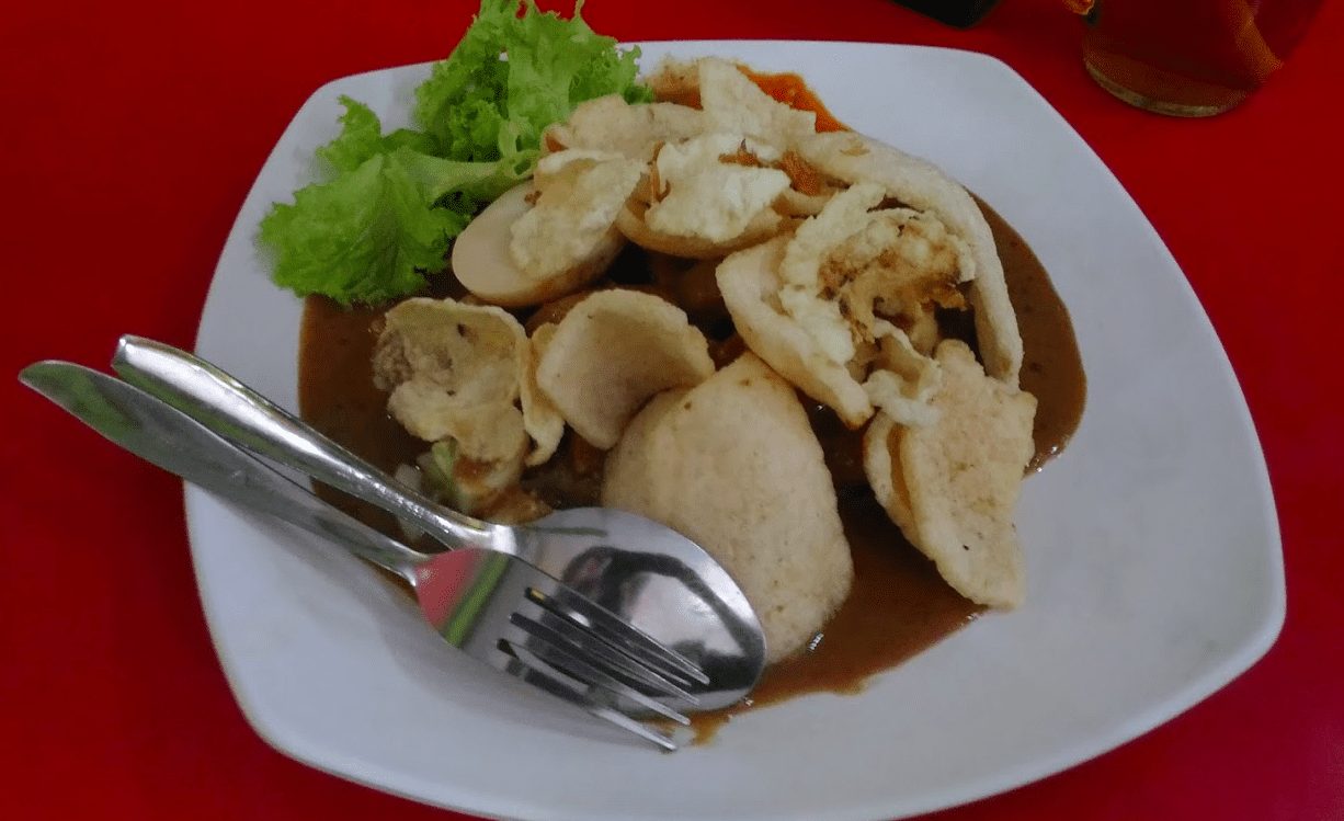seporsi gado gado Arjuna