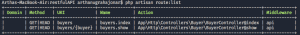 Memilih Routing yang Akan Dipakai pada Route Resource Laravel