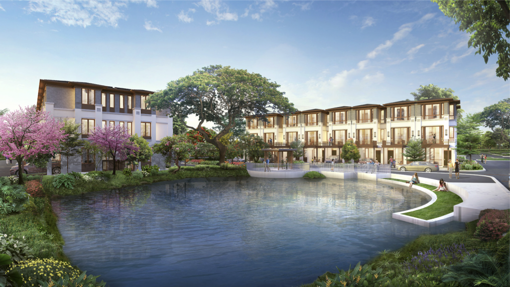 Hunian Tepi Danau Ala Jepang