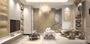 Hunian Tepi Danau Ala Jepang