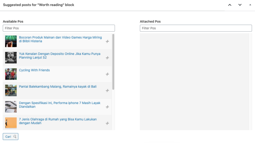 Salah Satu Modul Theme Yang Tidak Berfungsi