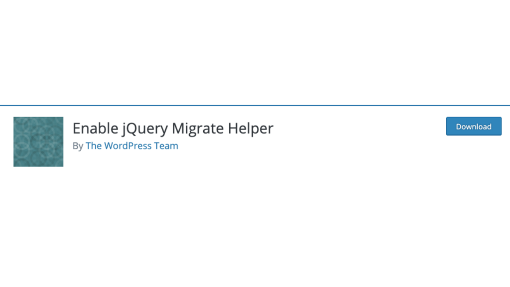Plugin Enable JQuery Migrate Helper Mengatasi masalah pada update WordPress 5.5