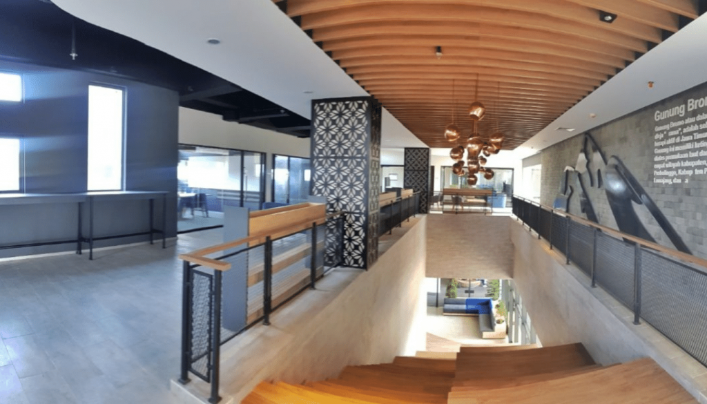 Suasana kampus Binus Malang