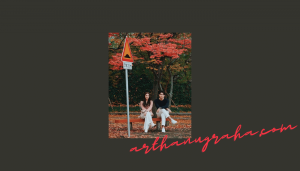 duduk berdua di taman