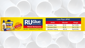 Daftar Harga Lem Pipa Ruglue