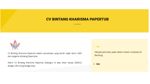 CV Bintang Kharisma Papertube Bandung