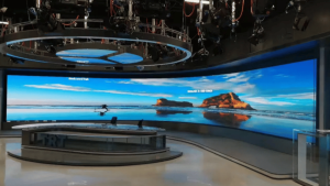 solusi videotron melengkung